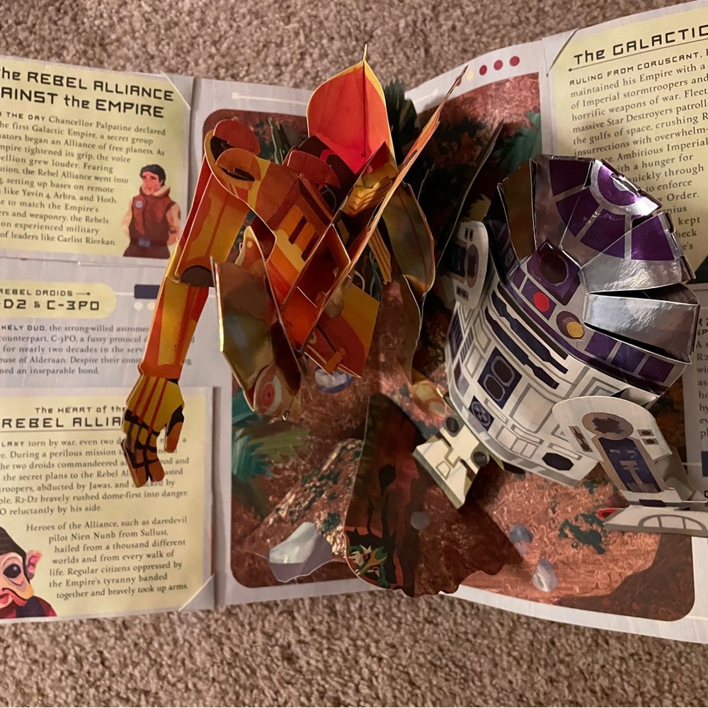 Star Wars Pop-Up book. Pristine condition. New.